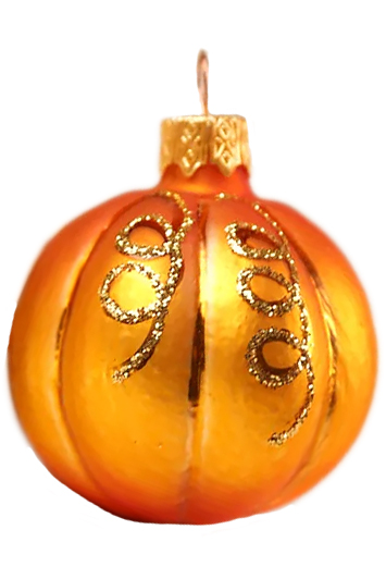 Елочное украшение Тыква ФУ-395